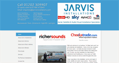 Desktop Screenshot of jarvisinstallations.com